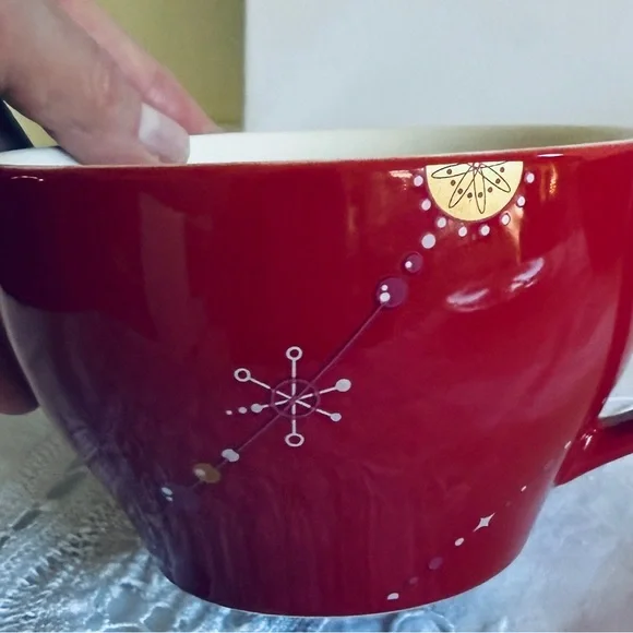 Vintage Starbucks 2006 Red Christmas/Holiday  Mug Saucer - Picture 4 of 10